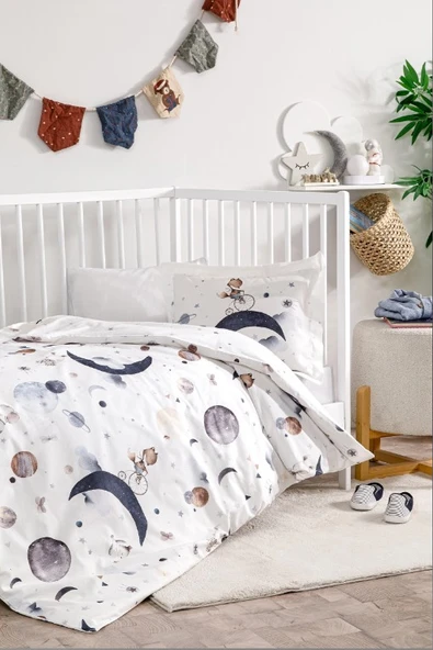 Özdilek Cute Space %100 Pamuk Bebek Nevresim Takımı