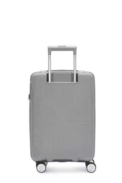 Pierre Cardin Kabin Boy %100 Polipropilen Valiz Gri 04PC7080 - Resim 8