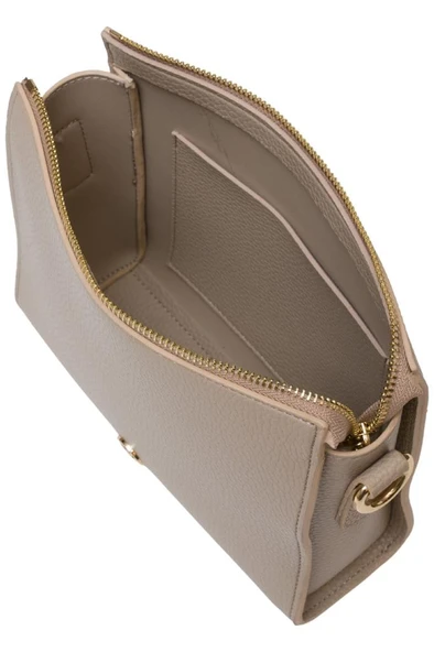 U.S. Polo Assn. Çapraz Askılı Kadın Çanta Bej Us25204 - Resim 5