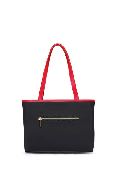 U.S. Polo Assn. Çapraz Askılı Kadın Çanta Lacivert-Beyaz-Kırmızı Us25233 - Resim 6