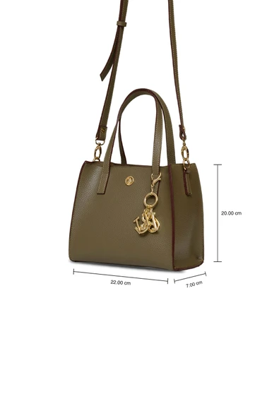 U.S. Polo Assn. Çapraz Askılı Kadın Çanta Haki Us25187 - Resim 5