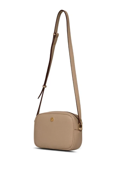 U.S. Polo Assn. Çapraz Askılı Kadın Çanta Bej Us25195 - Resim 5