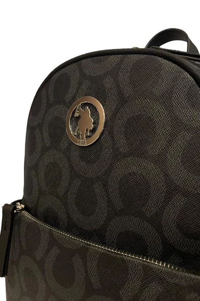 U.S. Polo Assn. Kadın Sırt Çanta Siyah Us25173 - Resim 4