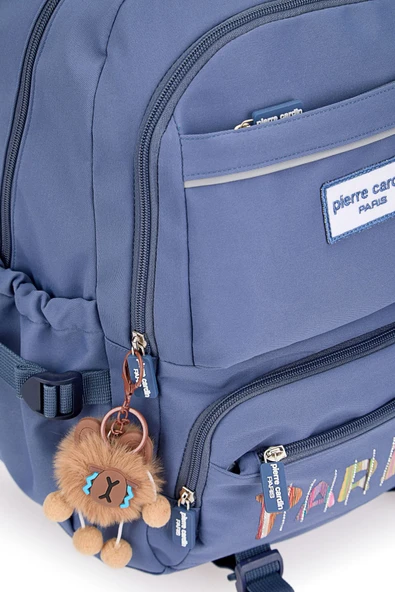 Pierre Cardin Okul Sırt Çantası Mavi 07Pct344-M - Resim 7