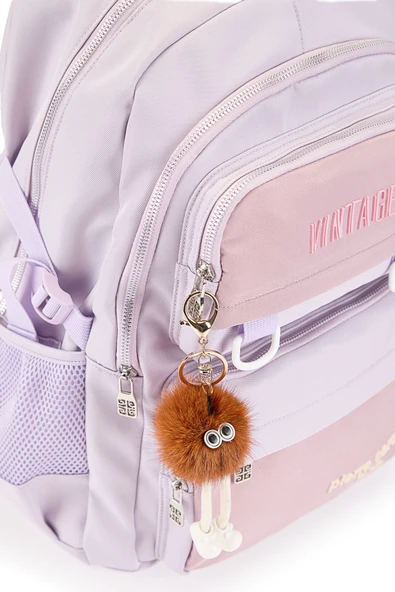 Pierre Cardin Okul Sırt Çantası Mor 07Pc1701-Mr - Resim 5