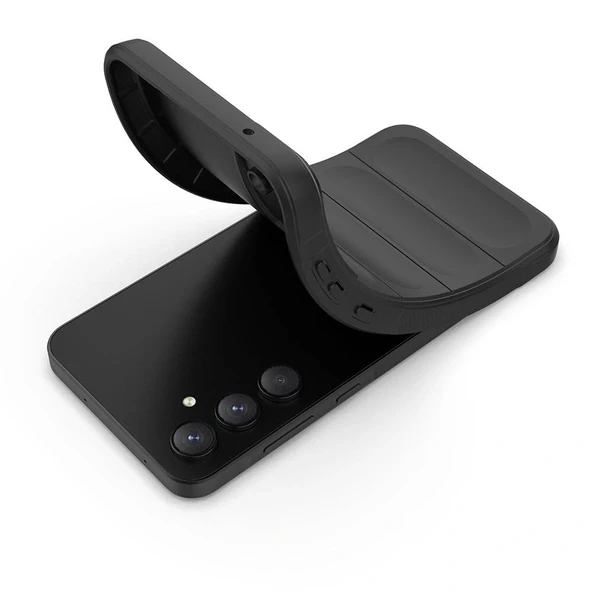 Galaxy A55 Kılıf Esnek TPU Oyuklu Arka Yüzey Tasarımlı Zore Etnik Silikon Kapak - Resim 4