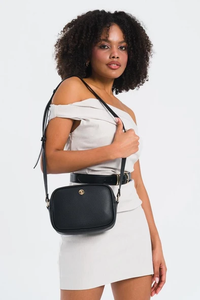 U.S. Polo Assn. Çapraz Askılı Kadın Çanta Siyah Us25195 - Resim 2