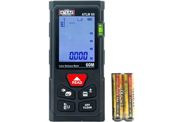 Attlas ATLM 60 Dijital Lazermetre 60 Metre - A0106031