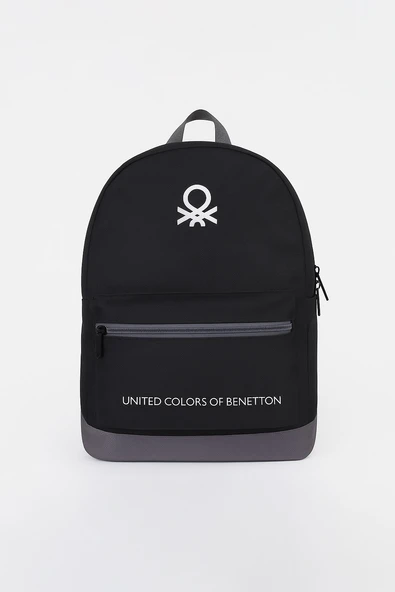 Benetton Unisex Siyah Okul Sırt Çantası 70419 ürün görseli 1