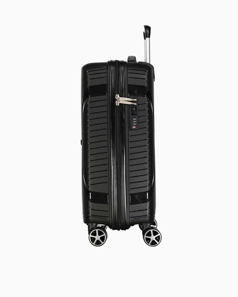 Benetton Kabin Boy %100 Polipropilen Valiz Siyah Bnt3000 - Resim 3