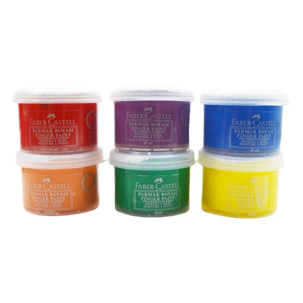 Faber Parmak Boyası 6 Renk 45 Ml - Resim 2