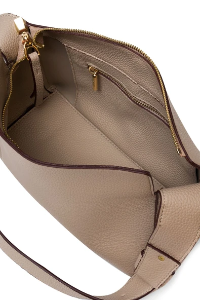 U.S. Polo Assn. Çapraz Askılı Kadın Çanta Bej Us25203 - Resim 7