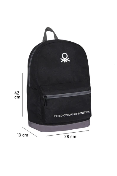 2021 Yeni Sezon Casual Sırt Çantası Siyah 70419 - Resim 8