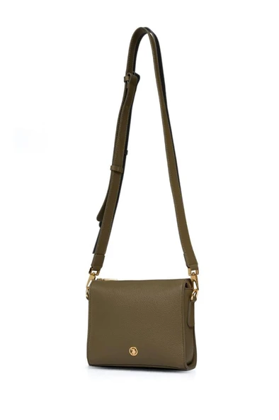 U.S. Polo Assn. Çapraz Askılı Kadın Çanta Haki Us25204 - Resim 5