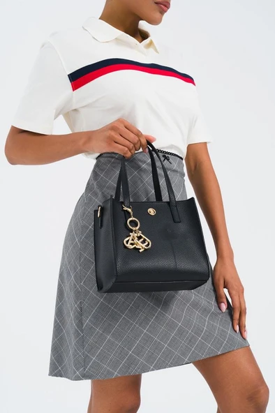 U.S. Polo Assn. Çapraz Askılı Kadın Çanta Siyah Us25187 - Resim 3