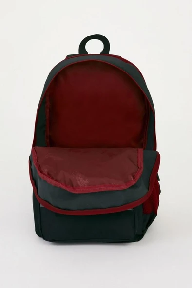 U.S. Polo Assn. Sırt Çantası Siyah Bordo 22020 - Resim 5