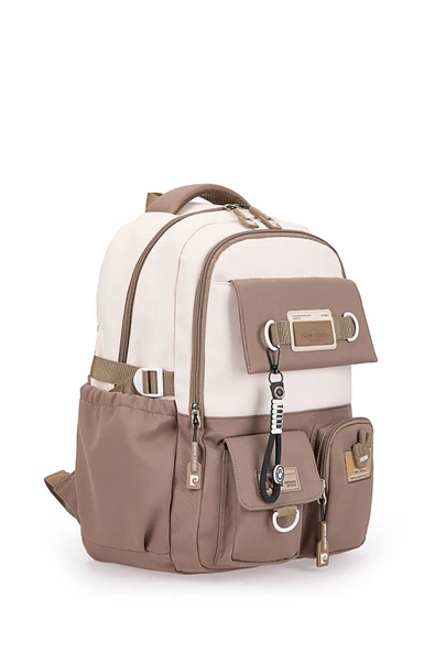 Pierre Cardin Okul Sırt Çantası Kahve 07Pc18828-Kh - Resim 2