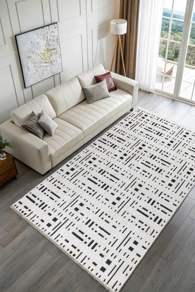 Pastel Home İskandinav Tarzı Modern Dokuma Halı Oturma Odası Salon Mutfak Koridor Çocuk Odası Halısı - Resim 14