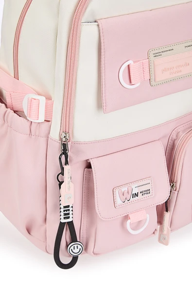 Pierre Cardin Okul Sırt Çantası Pembe 07Pc18828-P - Resim 5