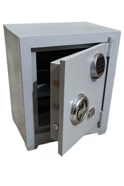 SUR  ÇELİK PARA KASALARI 55 cm 90 KG Şifreli Yangına Dayanıklı Para Kasası ürün görseli