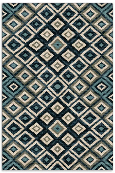 Pastel Home Mavi Anadolu Kilim Modeli Şönil Halı Kilim Yolluk Kaymaz Yıkanabilir Mutfak Kordior Salon
