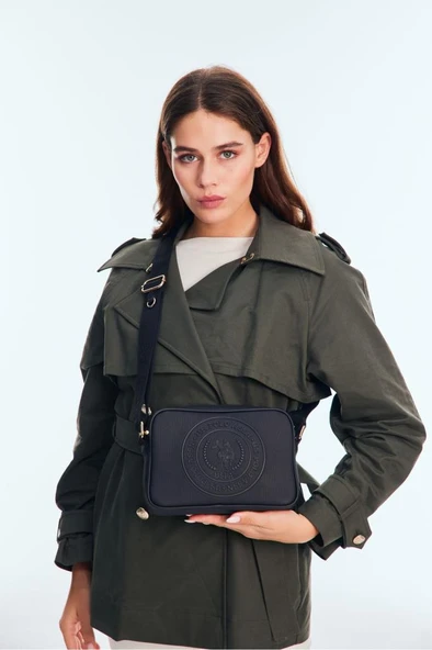 U.S. Polo Assn. Çapraz Askılı Kadın Çanta Siyah Us25275 - Resim 2