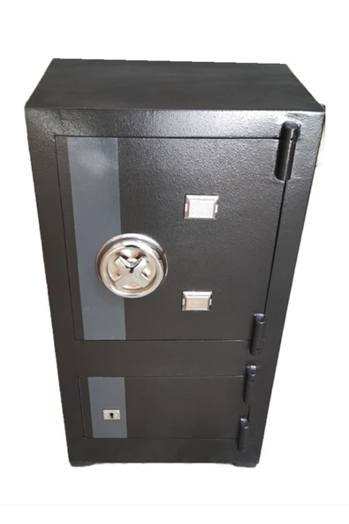 SUR ÇELİK PARA KASALARI  85 Cm 110 KG Siyah Yangına Dayanıklı ürün görseli