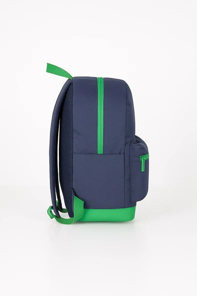 Benetton Unisex Lacivert Okul Sırt Çantası 70415 - Resim 4