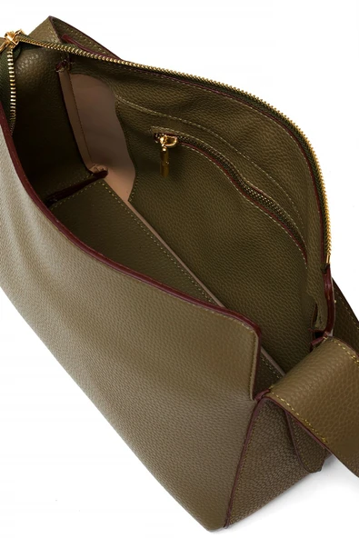 U.S. Polo Assn. Çapraz Askılı Kadın Çanta Haki Us25203 - Resim 7