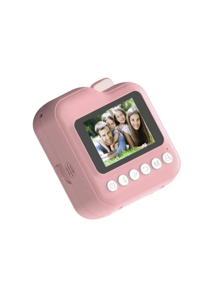 Dijital Video Kayıt Fotoğraf Çocuk Kamerası Anlık Termal Resim Kağıt Baskılı - Resim 2