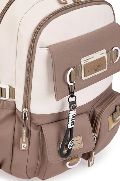 Pierre Cardin Okul Sırt Çantası Kahve 07Pc18828-Kh - Resim 3