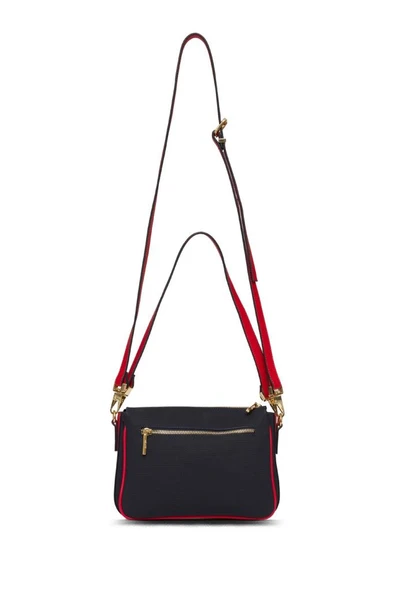 U.S. Polo Assn. Çapraz Askılı Kadın Çanta Lacivert-Beyaz-Kırmızı Us25237 - Resim 4