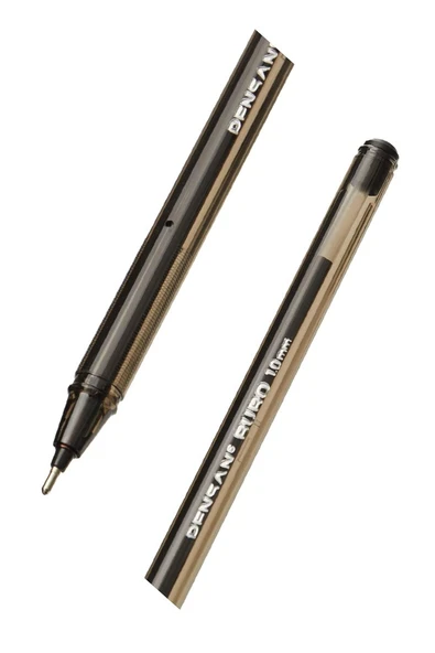 Mavi Tükenmez Kalem 1.0mm 2 Adet Pensan Büro Tipi Ballpoint Büro Plastik Kapaklı Tükenmez Kalem - 2