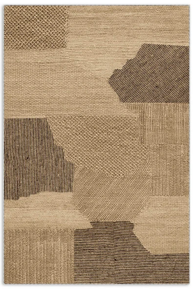 Pastel Home Jüt Doğal Tonlarda Şönil Halı Kilim Yolluk Bej Kahve Kaymaz Yıkanabilir Balkon Mutfak Salon Koridor