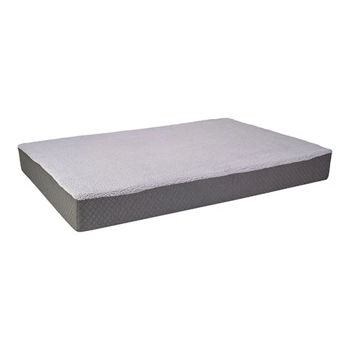 Pet Comfort Lima Ortopedik Peluş Köpek Yatağı Gri Large 110x75x12 Cm - Resim 2