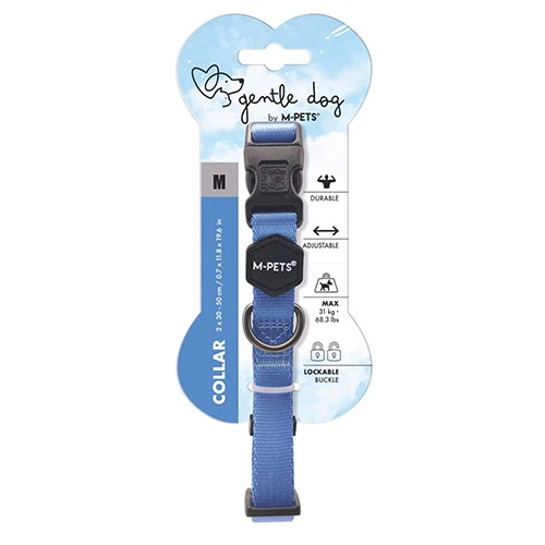 M-Pets Gentle Köpek Boyun Tasması Mavi Medium 30-50 Cm ürün görseli 1