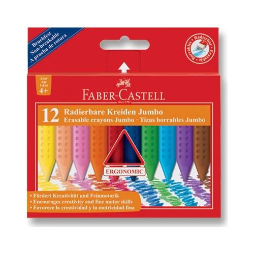 Faber-Castell Grip Jumbo Mum Boya 12 Renk ürün görseli