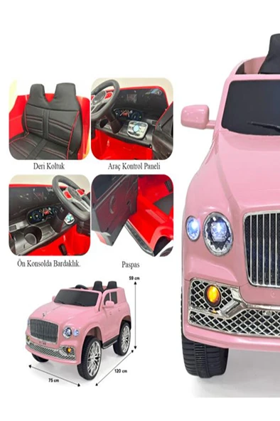 Akar GT Boss (Bentley) Uzaktan Kumandalı 4X2 12 VOLT Akülü Araba! - 7