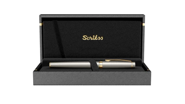 Scrikss 38 Roller Kalem Seten Altın - Resim 2