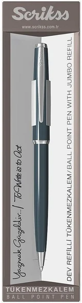 Scrikss 52 Tükenmez Kalem Lacivert - Resim 2