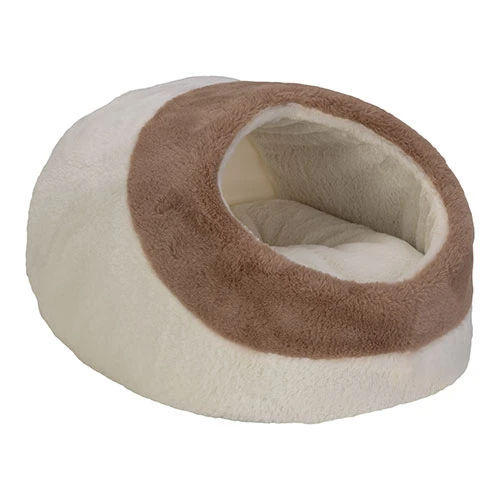 Pet Comfort Nest Mira Ekru Kahverengi Kedi ve Köpek Yatağı 40x40 Cm - Resim 2