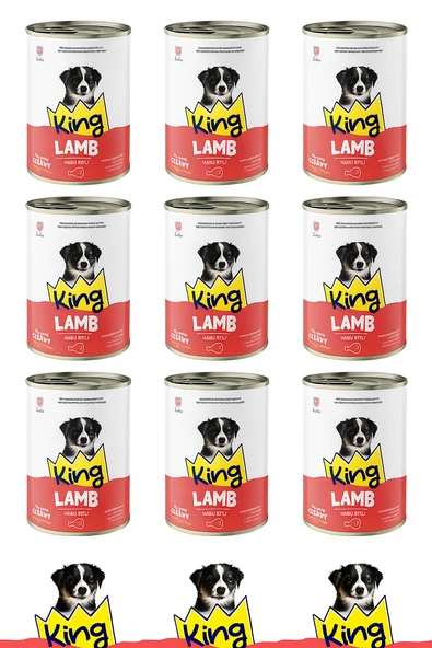 KİNG MASKOT KUZU ETLİ YAVRU KÖPEK MAMASI 400 GR (12 ADET) ürün görseli