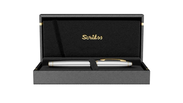 Scrikss 35 Dolmakalem Gold Krom Lüks Kutuda - Resim 2