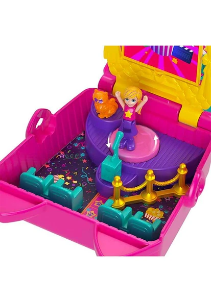 Polly Pocket Kedicik Sineması Mini Oyun Seti JFV01 - Resim 4