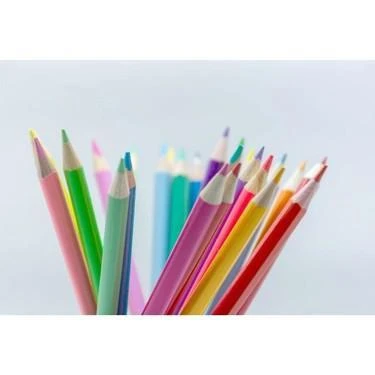 Faber-Castell Pastel Renkler Üçgen Kuru Boya 12'li - Resim 2