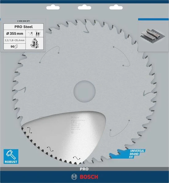 Daire Testere - PRO STEEL 355*25,4 mm 90 Diş ürün görseli