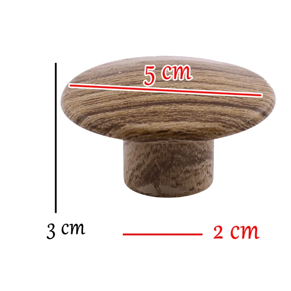 Tek Vidalı Dış Bükey Plastik Düğme Kulp Kubik Doğal Meşe Mobilya Dolap Çekmece Kulpu Kulbu - Resim 4
