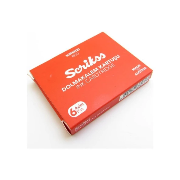 Scrikss Dolma Kalem Katuşu Kırmızı ürün görseli
