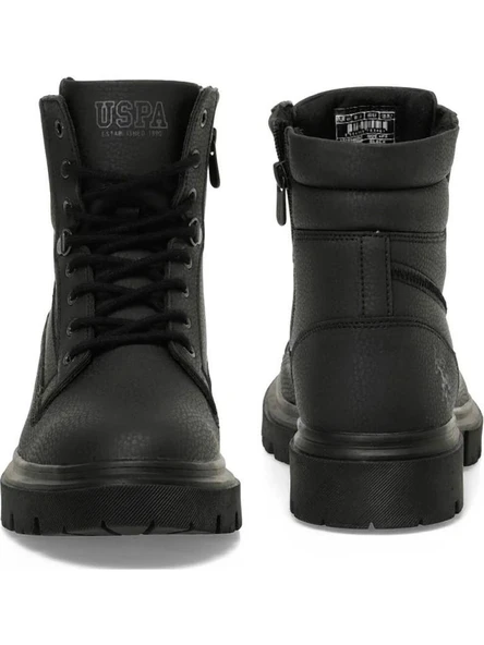 U.S.POLO ASSN.NOE 4PR SİYAH COMFORT CASUAL ANATOMİK FERMUARLI BOT - Resim 6