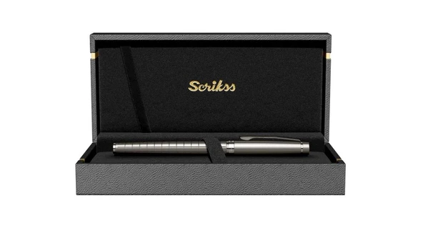 Scrikss 38 Roller Kalem Karbon Gri - Resim 2